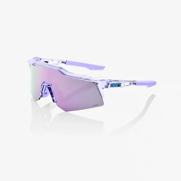 100% SPEEDCRAFT XS - Polished Translucent Lavender - HiPER Lavender Mirror Lens