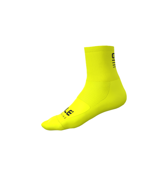 Cyklistické ponožky ALÉ STRADA 2.0 Fluo Yellow