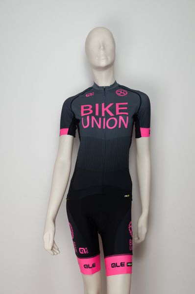 Cyklistický dámsky krátky dres ALÉ TEAM PRR Bike Union