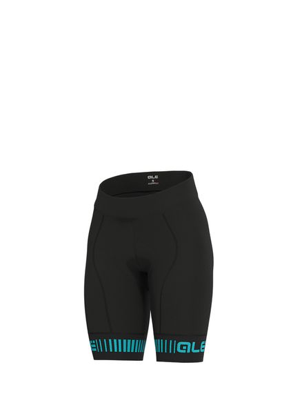 Letné cyklistické nohavice ALÉ PRR STRADA LADY black-turquoise