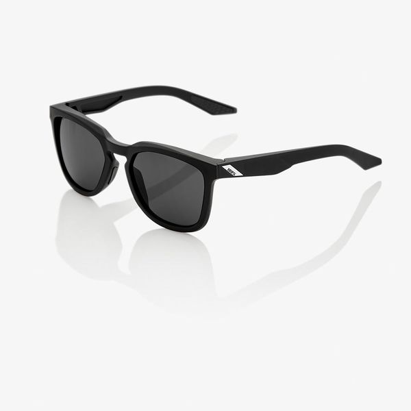 Okuliare 100% Hudson Soft Tact Black smoke lens