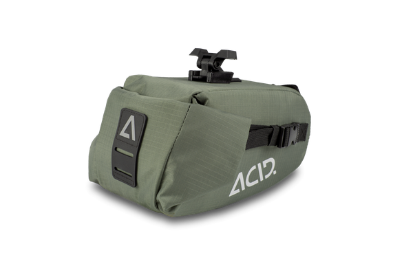 Podsedlová taška ACID Click olive, veľkosť XL