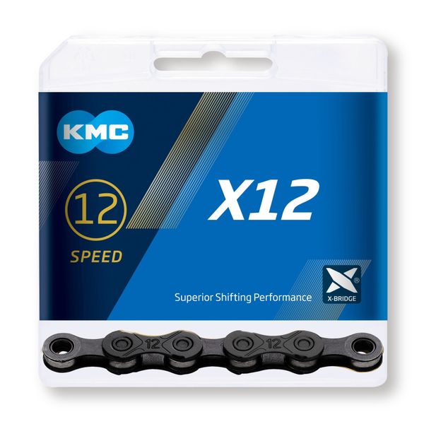 Reťaz KMC X12 Black Tech, 12 Speed