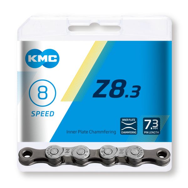 Reťaz KMC Z8.3 Silver/Gray, 8 Speed