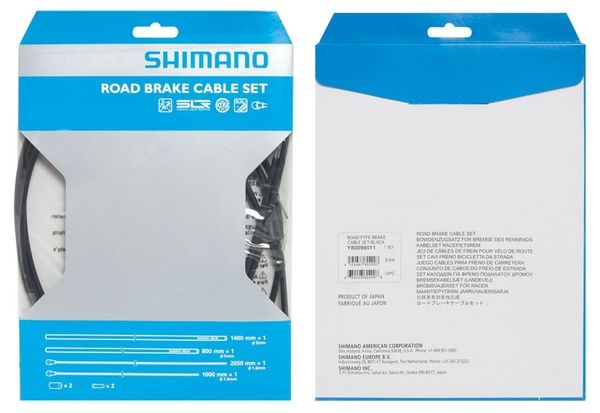 SHIMANO bowdeny + lanka brzdový set SH DA7900 cestné, čierny
