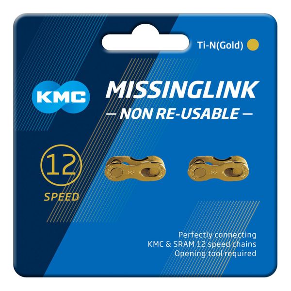 Spojka reťaze KMC MissingLink Gold 12 (2 kusy)