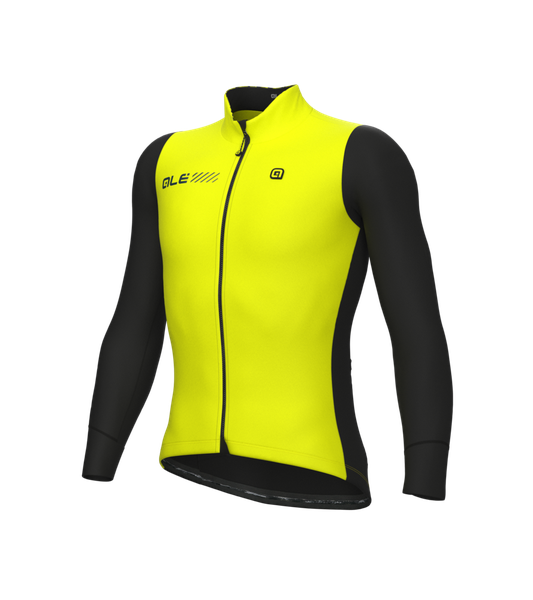 Zimná cyklistická bunda ALÉ FONDO 2.0 SOLID fluo yellow
